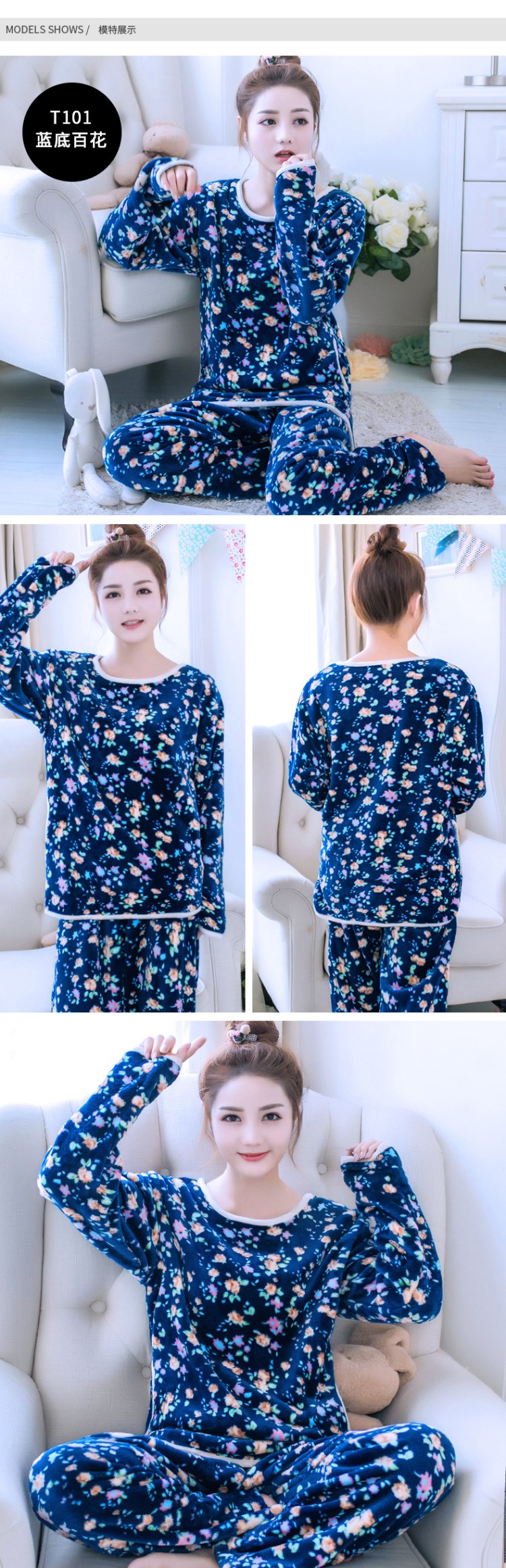 Pyjama pour femme OTHER   à manches longues - Ref 2996503 Image 30